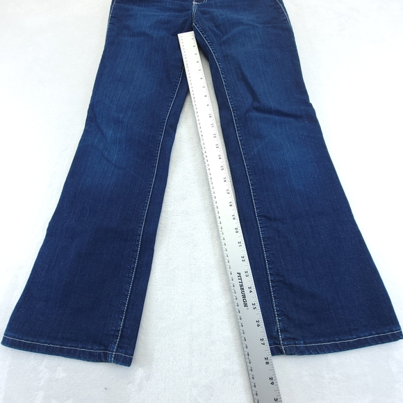 Wrangler Q-BABY Women's Jeans No Gap Waist Band Size 7/8x30 Actual Inseam 27.5" - Picture 6 of 9